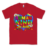Red LGBTQ Pride Human Kind Be Both Classic Tee - BundleAndBundleShop