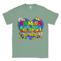 Sage LGBTQ Pride Human Kind Be Both Classic Tee - BundleAndBundleShop