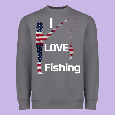 I Love Fishing Heavyweight Sweatshirt Designed By Bettercallsaul