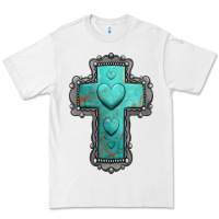 White turquoise gemstone cross Premium Tee - Jasminsmagicworld