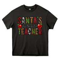 Asphalt santa's favorite teacher Heavy Core Tee - Jasminsmagicworld