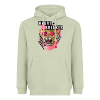 Matcha Heart breaker Valentine's Day Heavyweight Hoodie - FaDigitalArtStudio