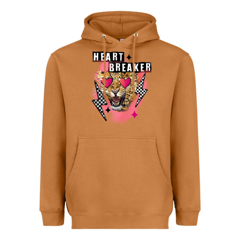 Heart Breaker Valentine's Day Heavyweight Hoodie by FaDigitalArtStudio | Teevron