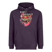 Plum Heart breaker Valentine's Day Heavyweight Hoodie - FaDigitalArtStudio