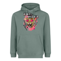 Sage Heart breaker Valentine's Day Heavyweight Hoodie - FaDigitalArtStudio