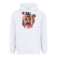 White Heart breaker Valentine's Day Heavyweight Hoodie - FaDigitalArtStudio