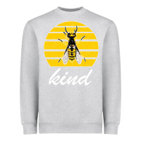 Heather Grey Bee Kind Heavyweight Sweatshirt - Bettercallsaul