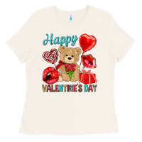 Bone happy valentines day Ladies Tee - NancyCooperArtShop