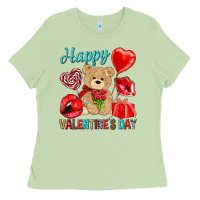 Matcha happy valentines day Ladies Tee - NancyCooperArtShop