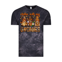 Cloud Black chilling with my gnomies bbs Vintage Tee - BundleAndBundleShop