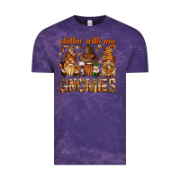 Cloud Purple chilling with my gnomies bbs Vintage Tee - BundleAndBundleShop