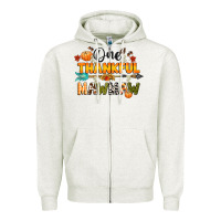 Oatmeal Heather one thankful mawmaw Zipper Hoodie - CowGirlArtShop
