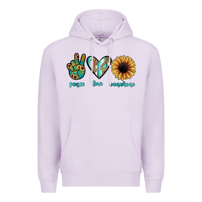 Peace Love Sunshine Premium Hoodie by JahusDesignShop | Teevron