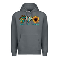 Rock peace love sunshine Premium Hoodie - JahusDesignShop