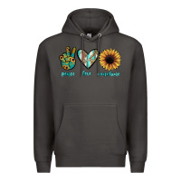 Smoke peace love sunshine Premium Hoodie - JahusDesignShop