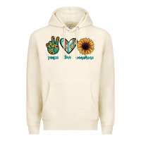 Tofu peace love sunshine Premium Hoodie - JahusDesignShop