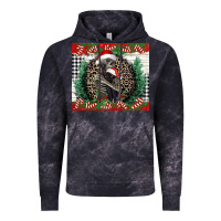 Cloud Black Merry Christmas skeleton Vintage Hoodie - NancyCooperArtShop