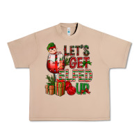 Burro Let's Get Elfed Up Christmas Urban Heavy Tee - BundleAndBundleShop