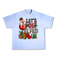 Grape Ice Let's Get Elfed Up Christmas Urban Heavy Tee - BundleAndBundleShop