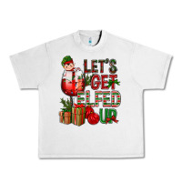 Lunar Rock Let's Get Elfed Up Christmas Urban Heavy Tee - BundleAndBundleShop
