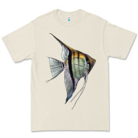 Bone Angelfish Premium Tee - LillyAllenDesigns