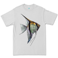 Dove Grey Angelfish Premium Tee - LillyAllenDesigns
