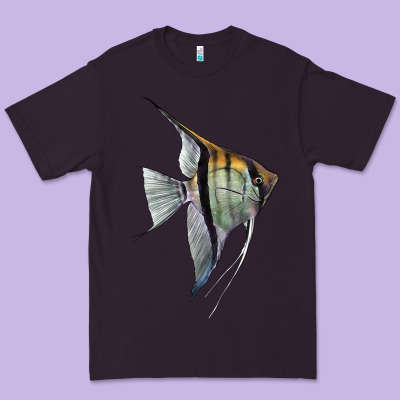 Angelfish Premium Tee Designed By Lillyallendesigns