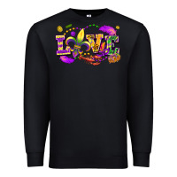 Black Love Mardi Gras Premium Sweatshirt - FaDigitalArtStudio