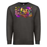 Smoke Love Mardi Gras Premium Sweatshirt - FaDigitalArtStudio