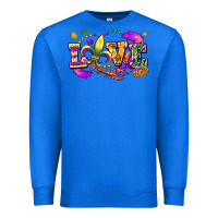 True Royal Love Mardi Gras Premium Sweatshirt - FaDigitalArtStudio