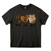 Asphalt Peace Love Tigers Heavy Core Tee - LillyAllenDesigns