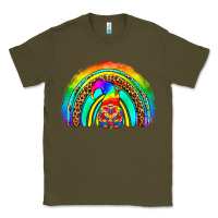 Army Green LGBTQ Pride Gnome Rainbow Classic Tee - BundleAndBundleShop