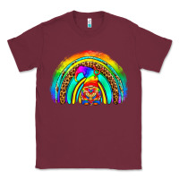 Burgundy LGBTQ Pride Gnome Rainbow Classic Tee - BundleAndBundleShop