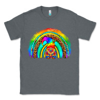 Charcoal Heather LGBTQ Pride Gnome Rainbow Classic Tee - BundleAndBundleShop