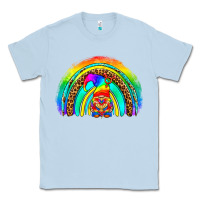 Dusty Blue LGBTQ Pride Gnome Rainbow Classic Tee - BundleAndBundleShop