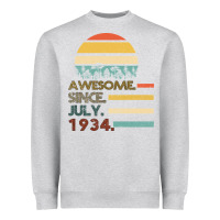 Heather Grey Awesome Since JULY 1934 Heavyweight Sweatshirt - Bettercallsaul