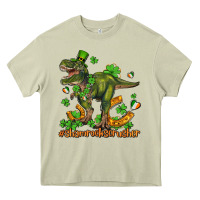 Mossy shamrockscrusher t rex and horseshoe Heavy Core Tee - AdoDesignShop