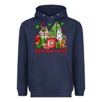Navy current mood christmas Heavyweight Hoodie - OliviaCreatesArt