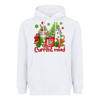 White current mood christmas Heavyweight Hoodie - OliviaCreatesArt