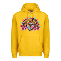 Lemon valentine's day rainbow heart olivia Premium Hoodie - OliviaCreatesArt