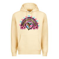 Pina Colada valentine's day rainbow heart olivia Premium Hoodie - OliviaCreatesArt