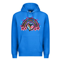 True Royal valentine's day rainbow heart olivia Premium Hoodie - OliviaCreatesArt