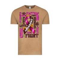 Vintage Camel breast cancer american football ribbon love cure fight bbs Vintage Tee - BundleAndBundleShop