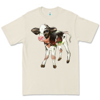 Bone Holstein Calf Premium Tee - LillyAllenDesigns