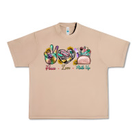 Burro Peace Love Make Up Urban Heavy Tee - BundleAndBundleShop