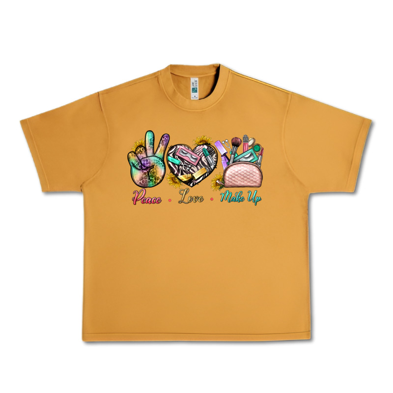 Peace Love Make Up Urban Heavy Tee by BundleAndBundleShop | Teevron