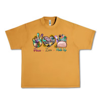 Peanut Butter Peace Love Make Up Urban Heavy Tee - BundleAndBundleShop