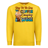 Lemon Plan For The Day Coffee Camping Wine Frappe Coffee Premium Sweatshirt - FaDigitalArtStudio
