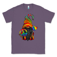 Lavender LGBTQ+ Pride Gnome With Candy Classic Tee - BundleAndBundleShop