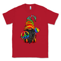 Red LGBTQ+ Pride Gnome With Candy Classic Tee - BundleAndBundleShop